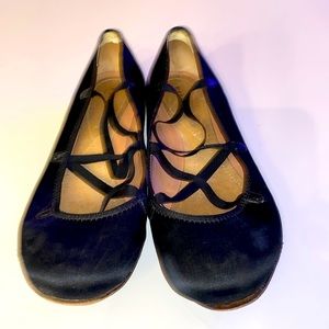 Marc Jacobs Designer Black Ballet Flats Size 8 Womens Footwear